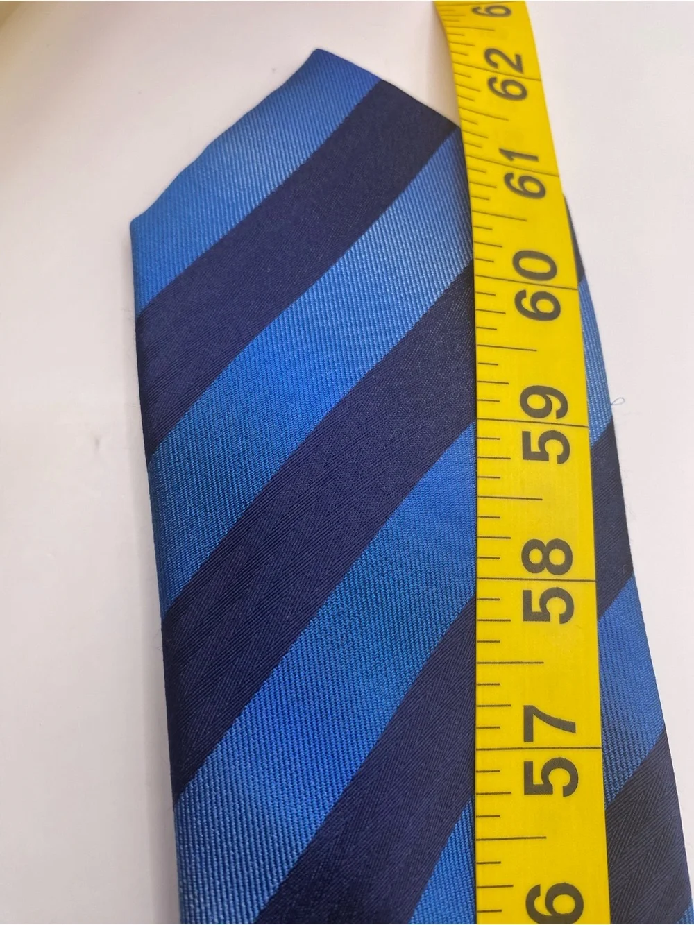 Daniel Hechter Navy and Royal Blue Diagonal Stripe Tie NWT